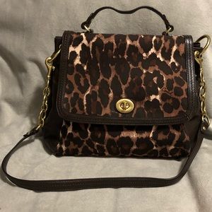 Mint condition Ocelot Park Coach bag.